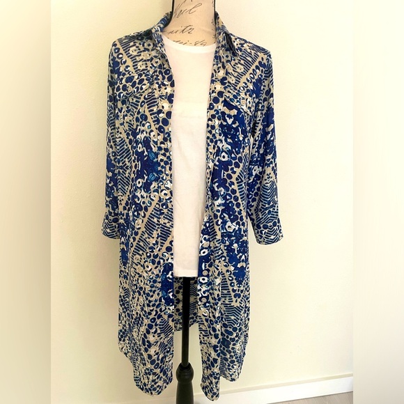 💎 CAbi button up long sleeve dress size small EUC ❤️ - Picture 6 of 10